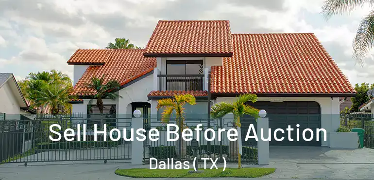  Sell House Before Auction Dallas ( TX )